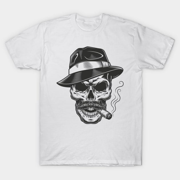 Skeleton head T-Shirt by Abu Muorad